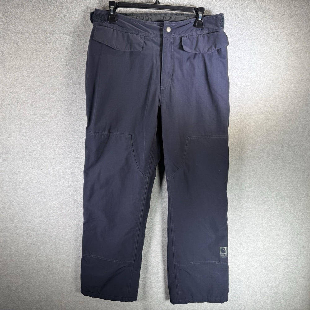 Carhartt Women Storm Defender Insulated Shoreline Pants Short Navy Blue Sz Small